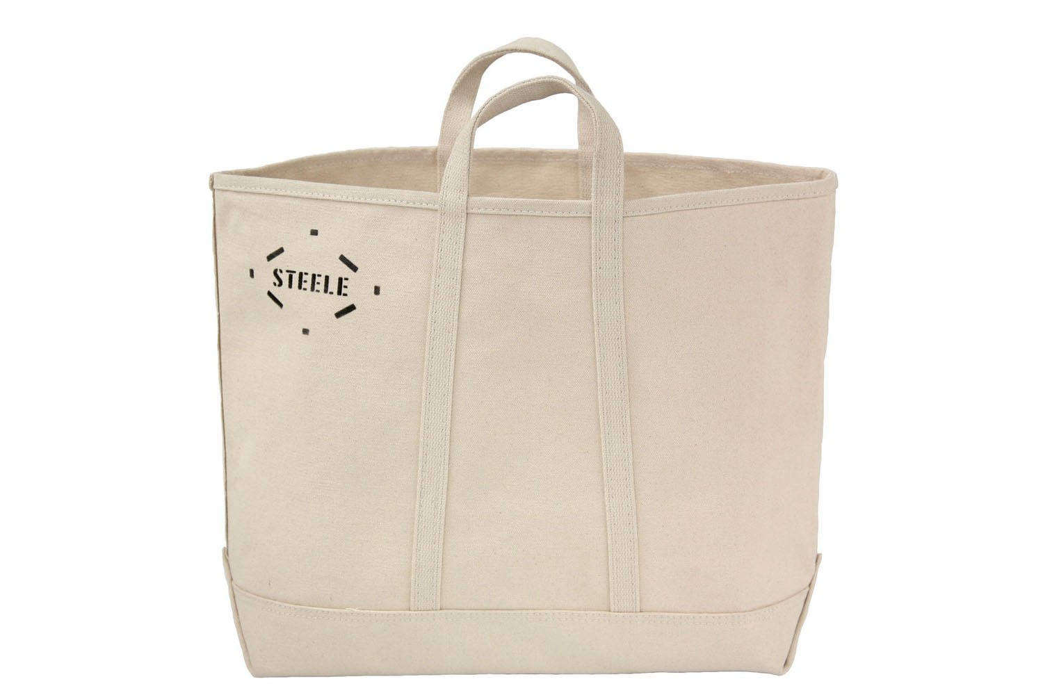 Canvas tote bag. Medium tote bag.